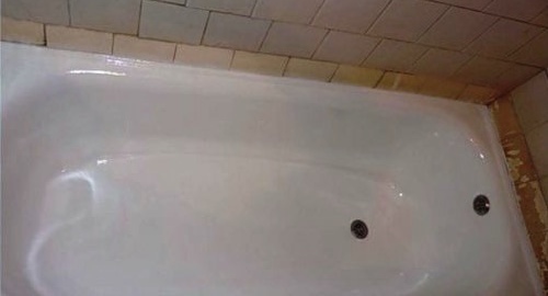 Реставрация ванны жидким акрилом | Русско-Высоцкое